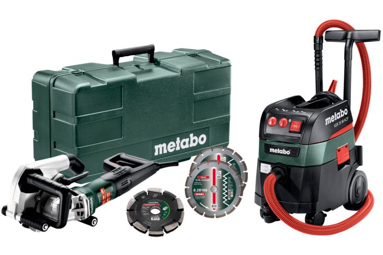Metabo Mauernutfräse MFE 40 + Allessauger ASR 35 M ACP Set (691059000); + 20 mm Diamantfrässcheibe 2