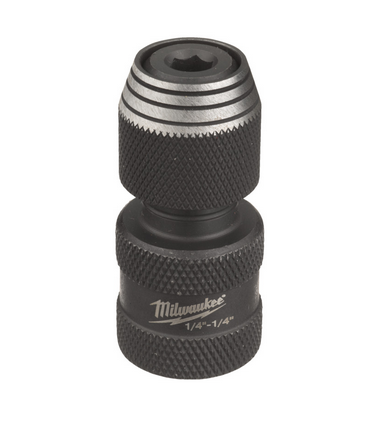 Milwaukee Bitadapter SHOCKWAVE 50 mm 1/4" Vierkant auf 1/4" Sechskant