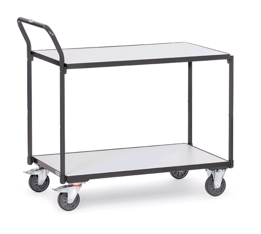 Fetra ESD-Tischwagen mit 2 Böden und einer Ladefläche von 1.000 x 600mm 1841