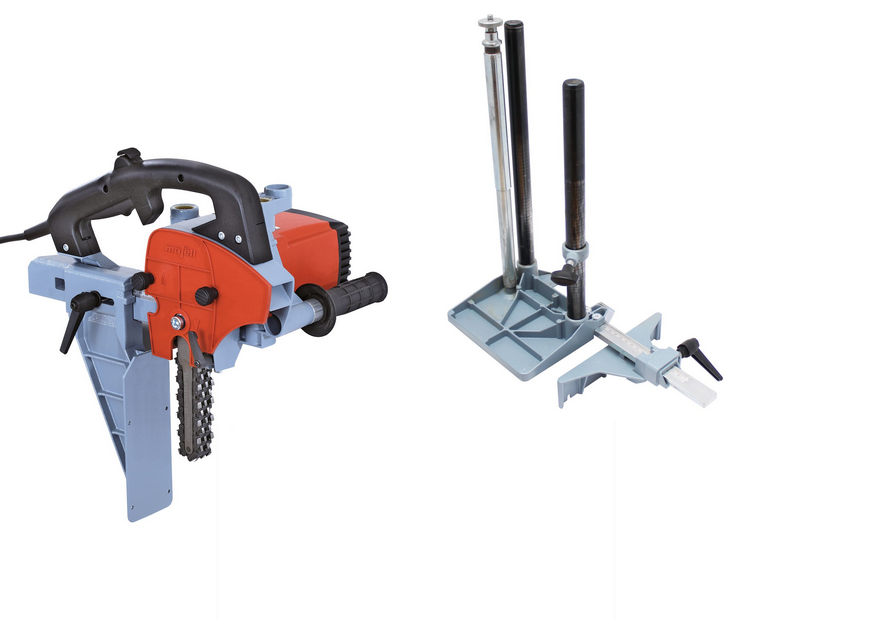 Mafell Fan-Set Kettenstemmer LS 103/40 Ec Kettenstemmer mit Führungsgestell