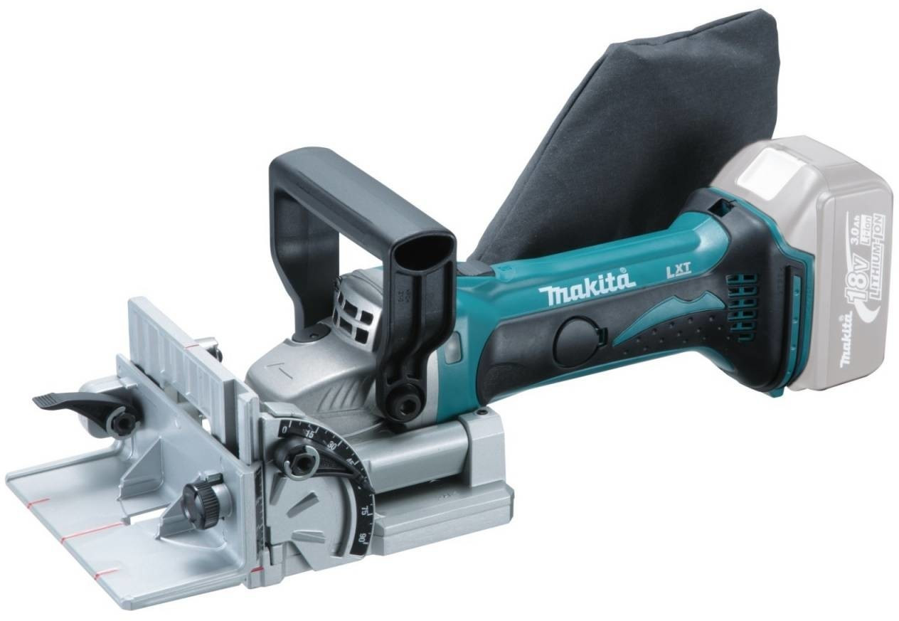 Makita Akku-Nutfräse 18 V DPJ180Z solo im Karton Makita Akku-Nutfräse 18 V DPJ180Z solo im Karton