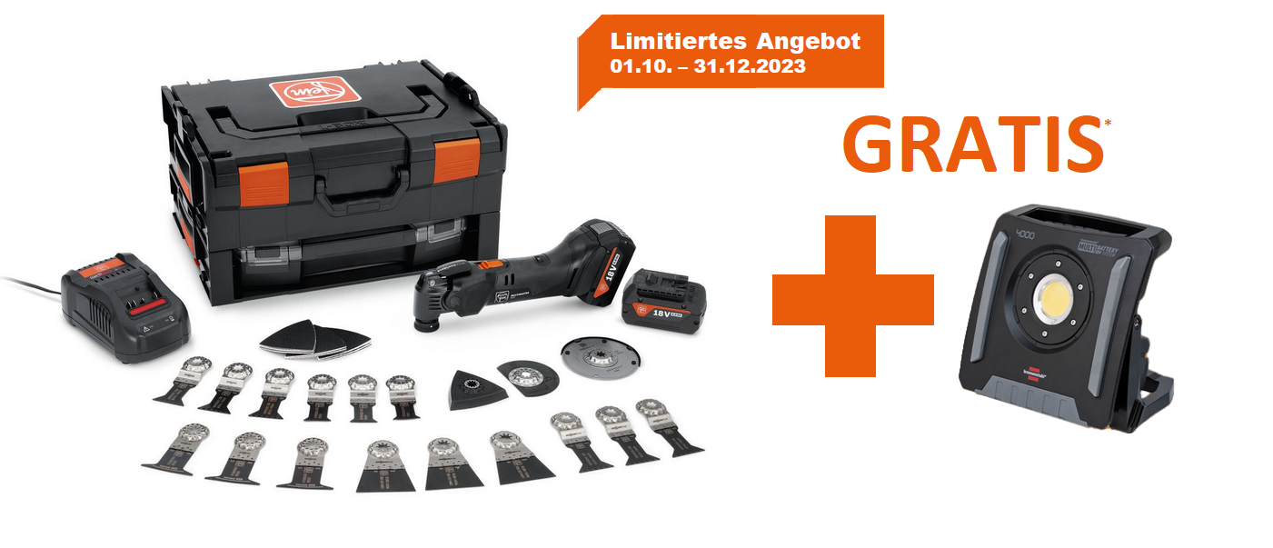 Fein Akku MultiMaster AMM500 Plus Black Edition 18V 4.0Ah