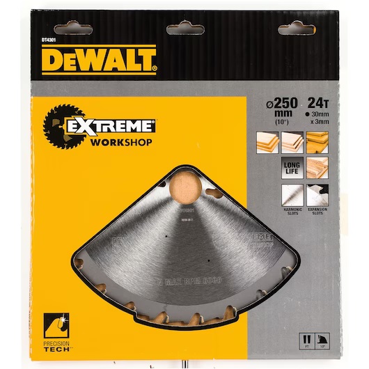 Dewalt Kreissaegeblatt stat. 250/30mm 24FZ DT4301-QZ