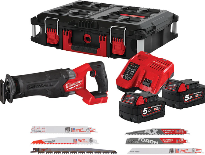 Milwaukee Säbelsäge Set M18 FSZ100P-502P