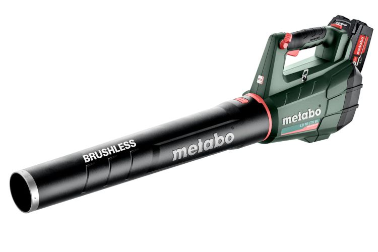 Metabo Akku-Laubbläser LB 18 LTX BL (601607650); Karton; 18V 2x5.2Ah Li-Ion + ASC 55