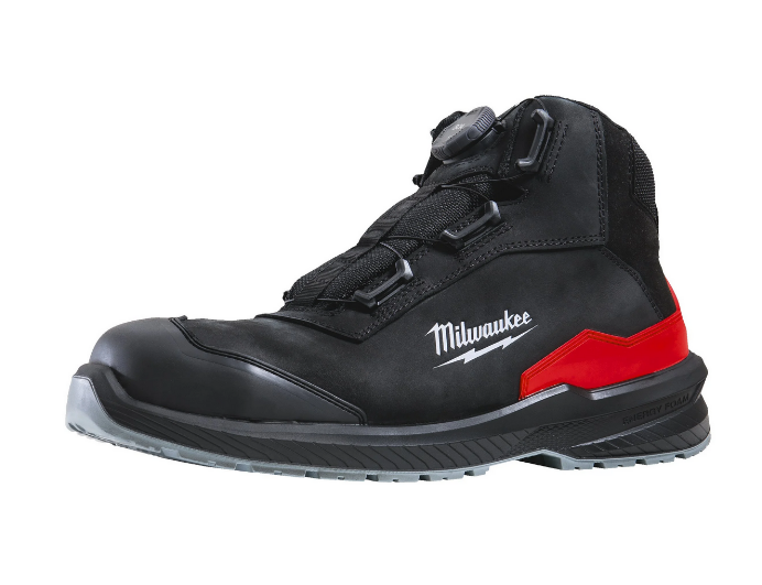 Milwaukee FLEXTRED S3S Sicherheits-Stiefel BOA Leder schwarz Größe 36 - 48