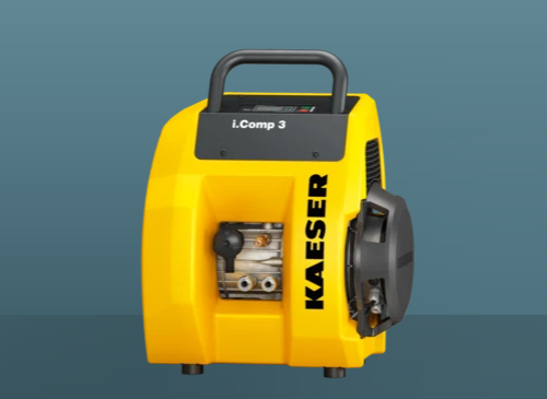 Kaeser Kompressor i.Comp 3 - fahrbar Ansaugleistung 265L/min; Volumenstrom 160L/min Kaeser Kompressor i.Comp 3 - fahrbar Ansaugleistung 265L/min; Volumenstrom 160L/min