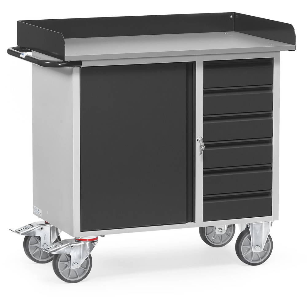 Fetra Werkstattwagen 12450-7016 Ladefläche 985 x 590 mm