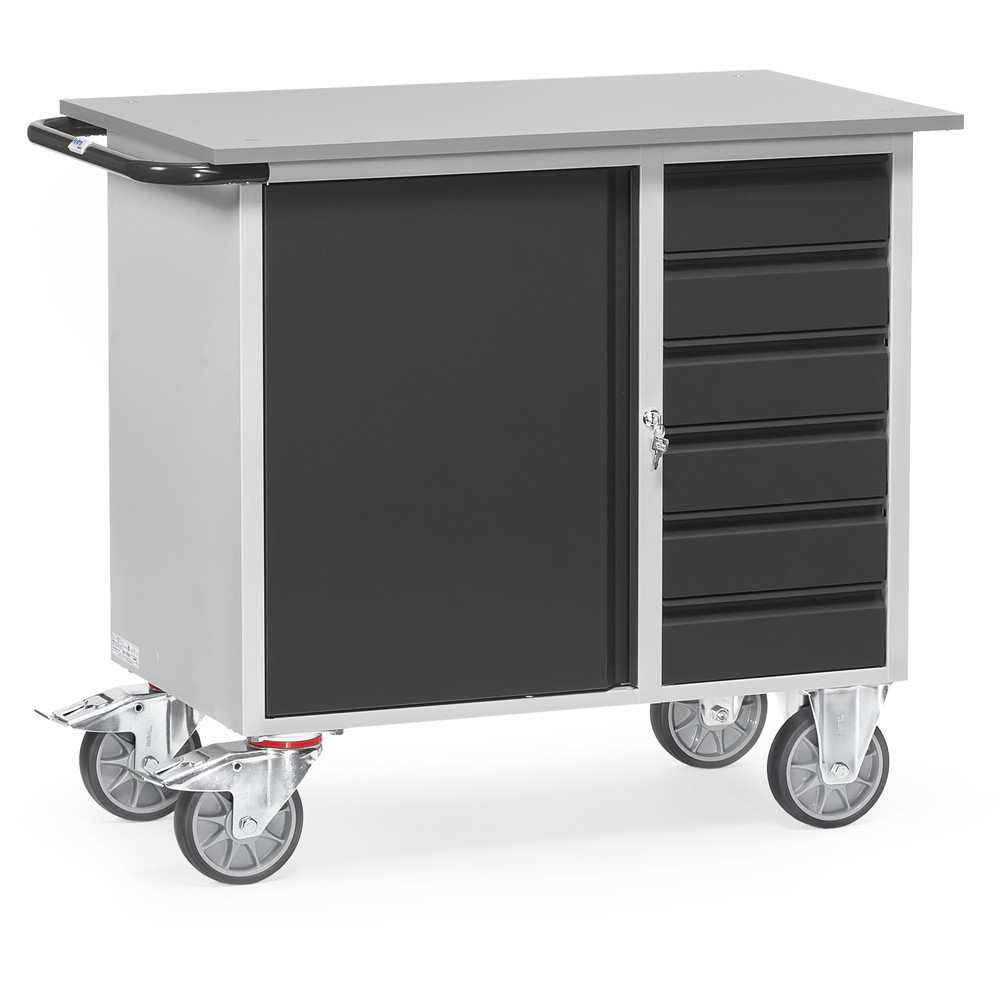 Fetra Werkstattwagen 2450-7016 Ladefläche 985 x 590 mm