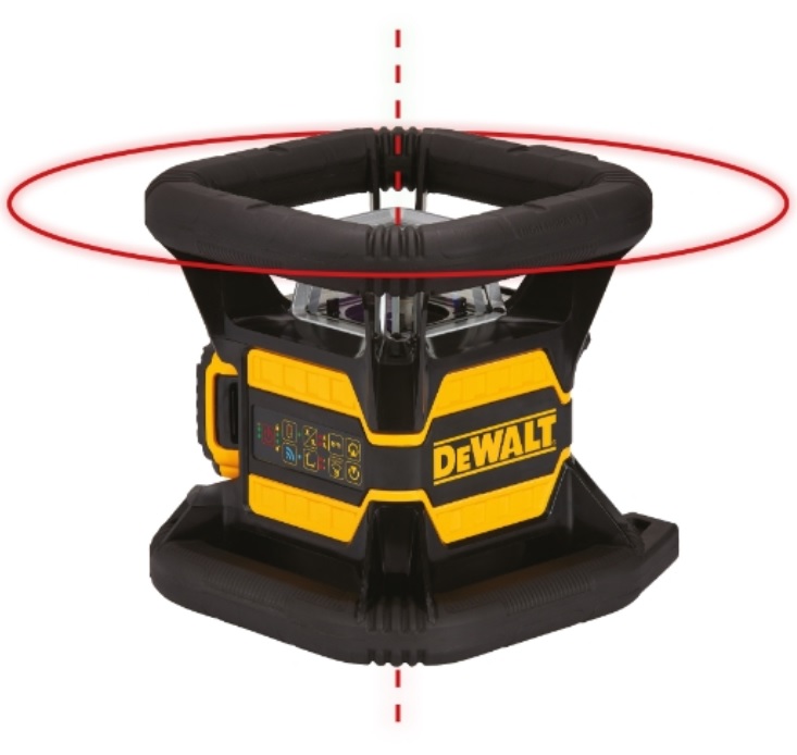 Dewalt DCE080D1RS-QW Rotationslaser Rot 18V