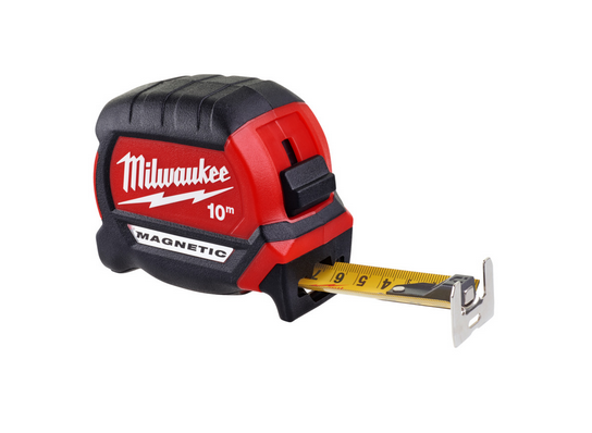 Milwaukee Premium-Bandmaß 10m 27mm breit magnet. 