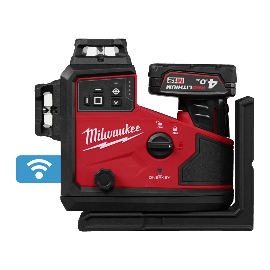 Milwaukee M12A3PLO-401C M12™ 3 x 360° Akku-Laser  Milwaukee M12A3PLO-401C M12™ 3 x 360° Akku-Laser
