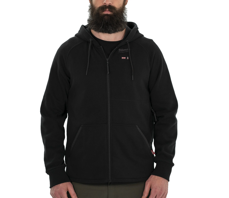 Milwaukee (S) 12 V Akku-Heiz-Kapuzenpullover Herren schwarz M12HHBL4-0, ohne Akku u. Ladegerät