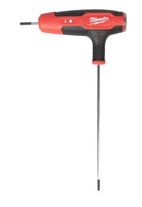 Milwaukee T-Griff Innensechskant mit Softgrip-Auflage Milwaukee T-Griff Innensechskant mit Softgrip-Auflage