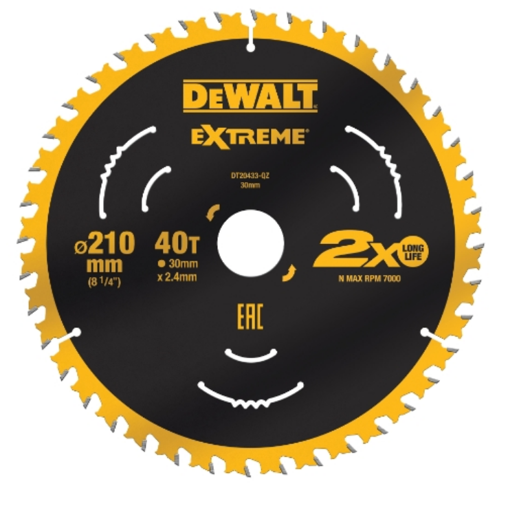 Dewalt Kreissaegeblatt stat. 210/30mm 40WZ DT20433 