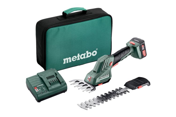 Metabo Akku-Strauch- und Grasschere PowerMaxx SGS 12 Q (601608500); Werkzeugtasche; 12V 1x2Ah Li-Ion