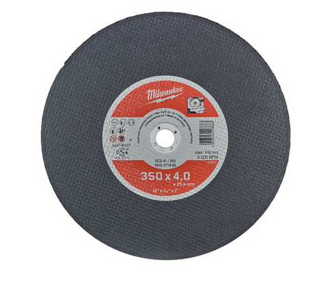 Milwaukee Metalltrennscheibe PRO+ 350 mm Milwaukee Metalltrennscheibe PRO+ 350 mm