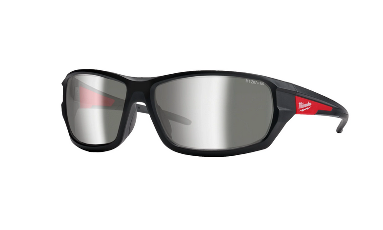 Milwaukee Performance Schutzbrille silber verspiegelt Milwaukee Performance Schutzbrille silber verspiegelt