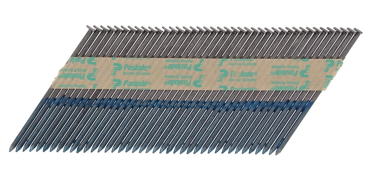 Streifennägel 34° papiergebunden, blank (glatt) ø3,4x100 + Fuel Cell