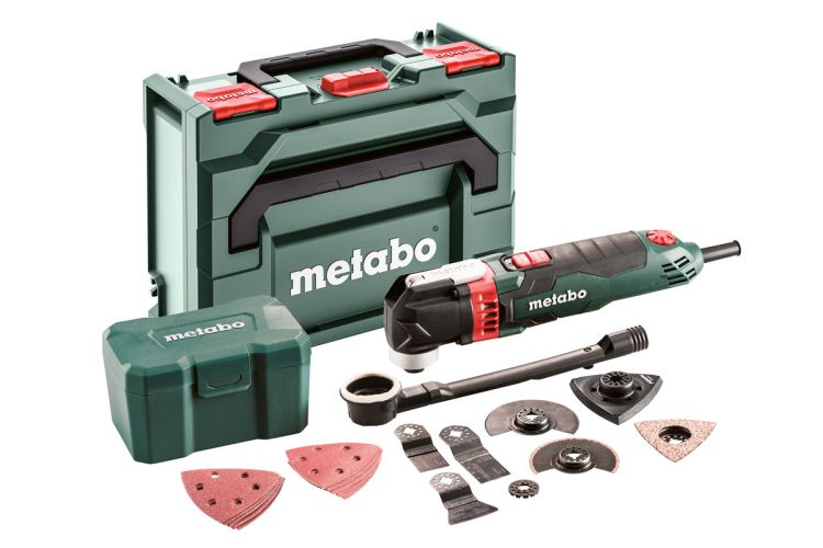 Metabowerke_GmbH_Multitool_MT_400_Quick_Set_601406700_fuer_Holz_Fliesen_metaBOX_145 Metabo Multitool MT 400 Quick Set (601406700); für Holz Fliesen; metaBOX 145