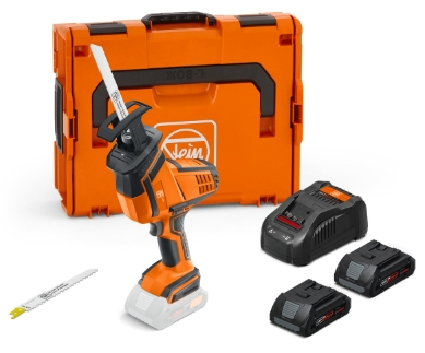 FEIN Kompakte Akku-Säbelsäge ASAS 18-21 K AS Set 2 x 4 Ah