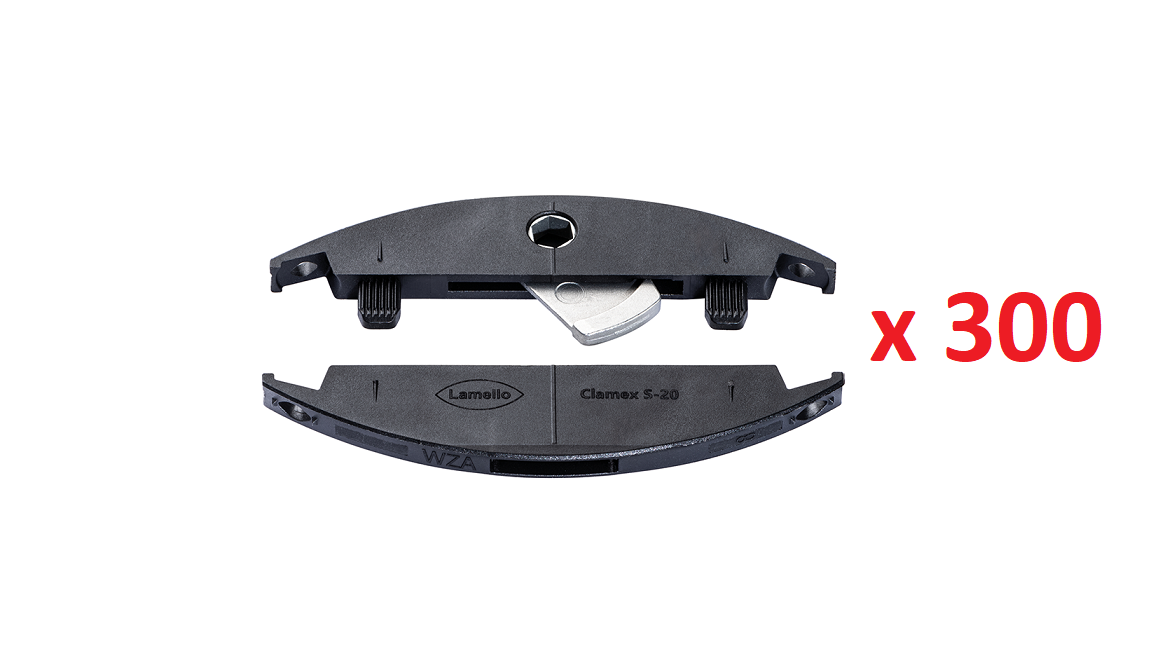 Lamello Clamex S-20 Verbinder, 300 Paar