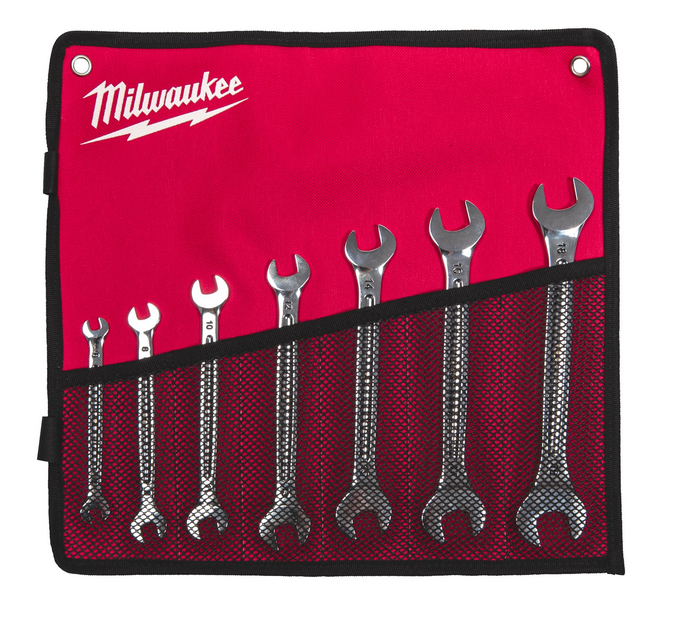 Milwaukee Doppel-Maulschlüssel Set 7-teilig