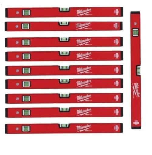 Milwaukee Redstick Compact Wasserwaage 60 cm 10 STÜCK Milwaukee Redstick Compact Wasserwaage 60 cm 10 STÜCK
