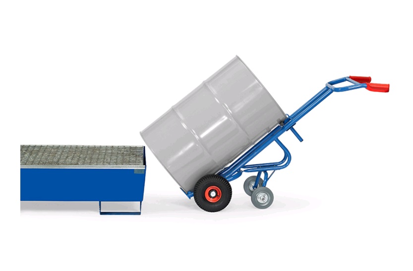 Fetra_Fetra_Fasskarre_mit_2_Stuetzraedern_mit_Luftbereifung_fuer_200_Liter_Faesser_2079 Fetra Fasskarre mit 2 Stützrädern, mit Luftbereifung für 200 Liter Fässer 2079