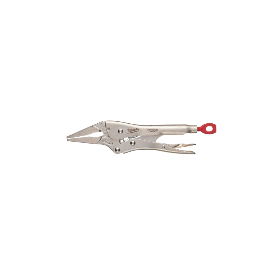 Milwaukee Langbeck-Gripzange TORQUE LOCK mit geraden, langen 230 mm lang, Spannweite 76 mm