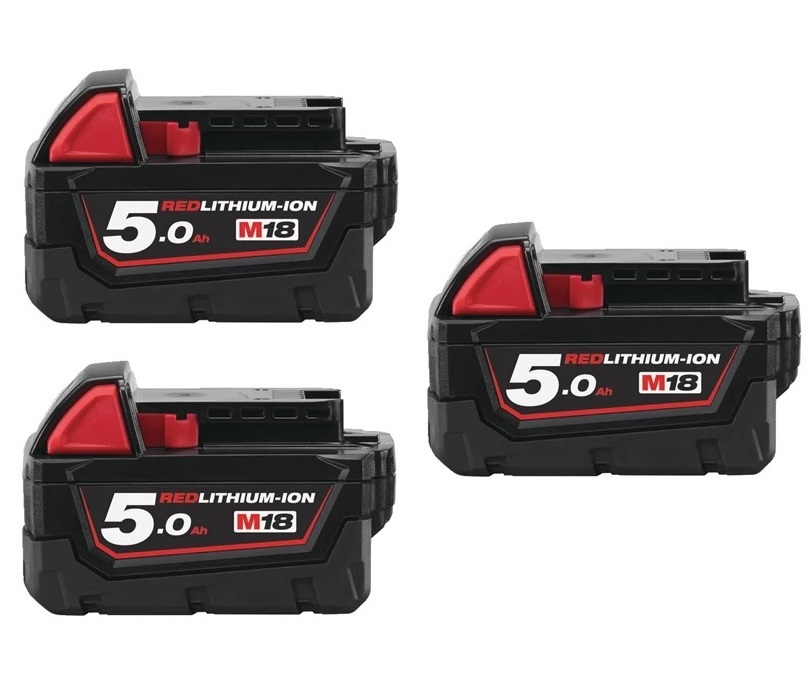 Milwaukee_Tools_Milwaukee_3x_M18_B5_Akku_18V_5Ah Milwaukee 3x M18 B5 Akku 18V 5Ah