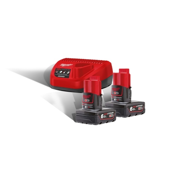 Milwaukee M12NRG-602 12V Starterset