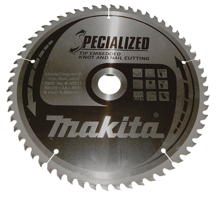 Makita_Makita_SPECIALIZED_Saegeblatt_270x30x60Z_B-33211 Makita SPECIALIZED Sägeblatt 270x30x60Z B-33211
