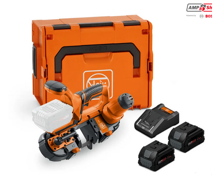 FEIN Akku-Bandsäge für Schnitttiefen bis 63,5 mm ABAS 18-63 AS Set 2 x 8 Ah