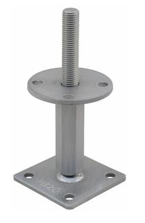 Pitzl-10901-0000-Pfostentr-ger-Rechts-Links-mit-Gewinde-M20-H-henverstellbar Pitzl 10901.0000 Pfostenträger Rechts/Links mit Gewinde M20 Höhenverstellbar