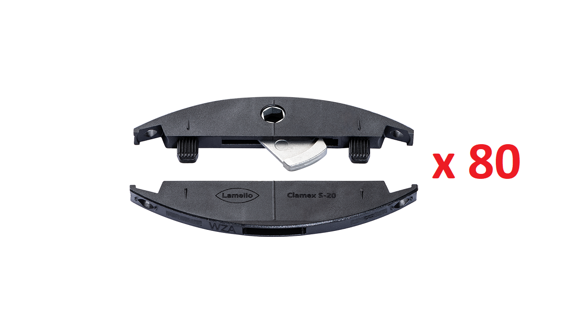 Lamello Clamex S-20 Verbinder, 80 Paar