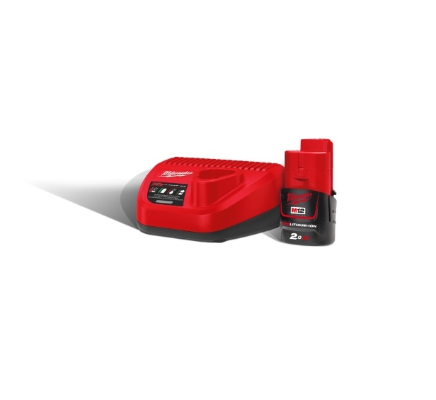 Milwaukee M12NRG-201 12V Starterset