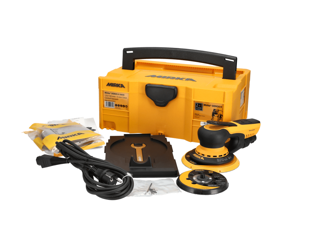 Mirka Deros II 5650 125/150mm Hub 5.0 Case Mirka Deros II 5650 125/150mm Hub 5.0 Case