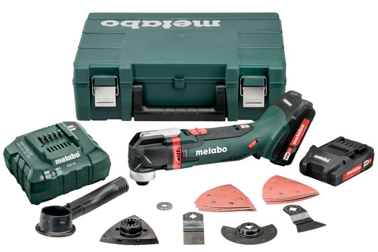 Akku-Multitool MT 18 LTX Compact (613021510); Kunststoffkoffer; 18V 2x2Ah Li-Ion + ASC 55