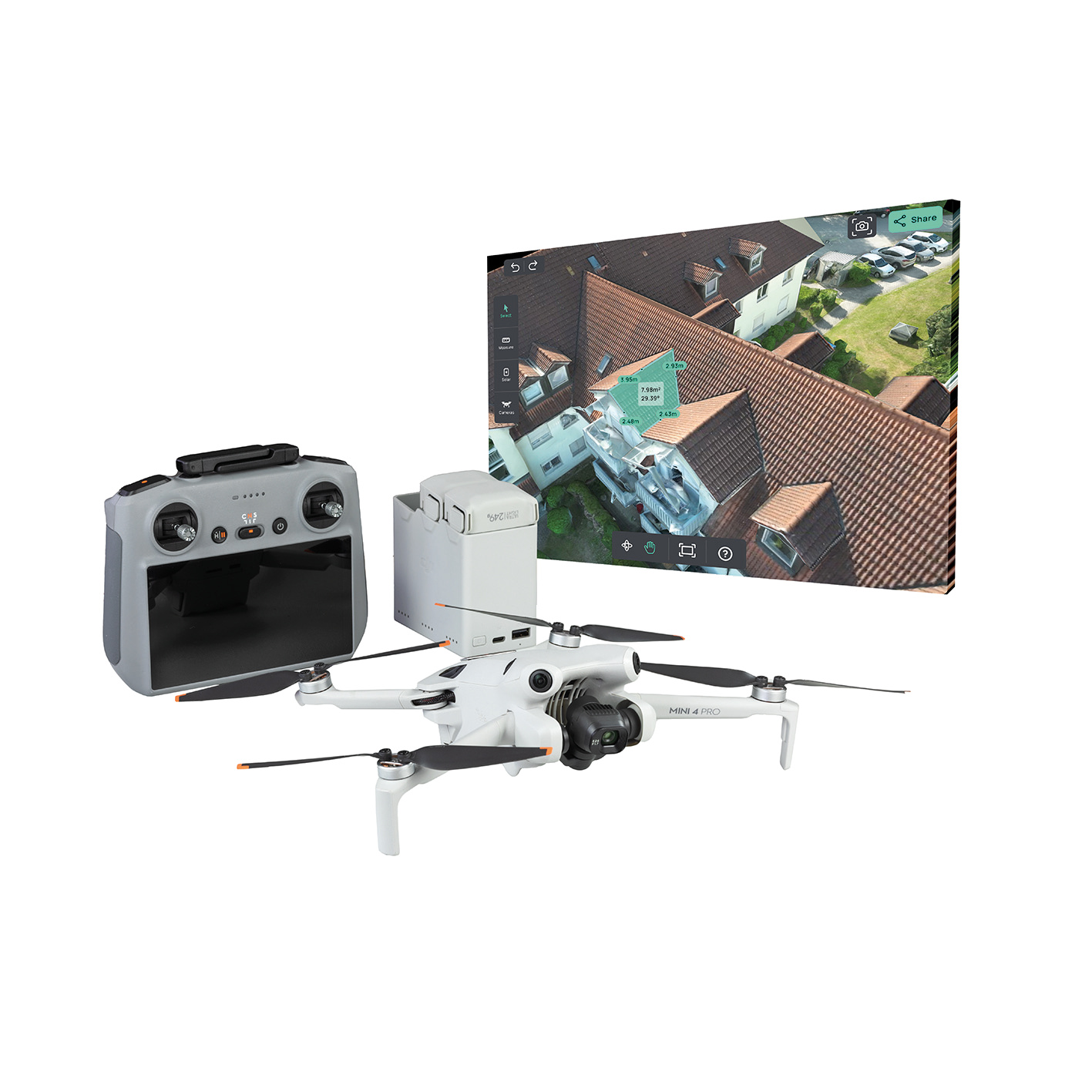 Mafell Dachvermessung VERSUM FLY KIT 1, Starterpaket