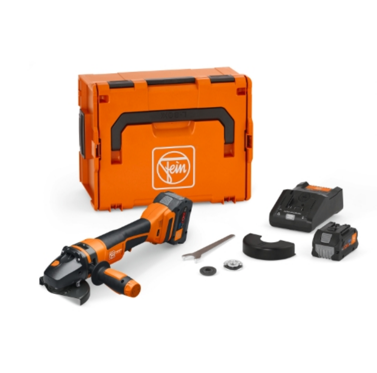 Fein Akku-Winkelschleifer PROTAGO Ø 125 mm CCG 18-125-12 PD-SEC Set 8Ah ProCORE AS Fein Akku-Winkelschleifer PROTAGO Ø 125 mm CCG 18-125-12 PD-SEC Set 8Ah ProCORE AS