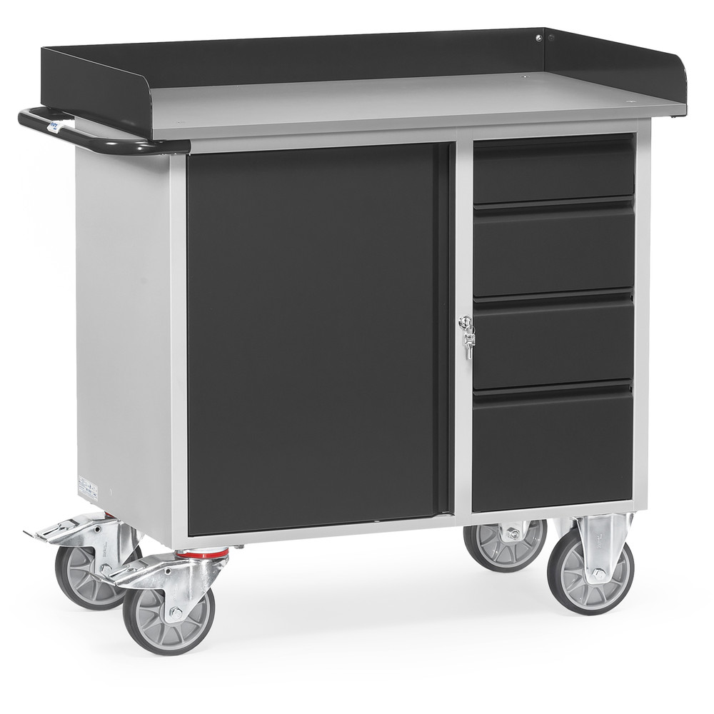 Fetra Werkstattwagen 12452-7016 Ladefläche 985 x 590 mm