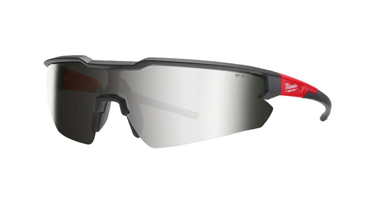 Milwaukee Schutzbrille kratzfest silber verspiegelt Milwaukee Schutzbrille kratzfest silber verspiegelt