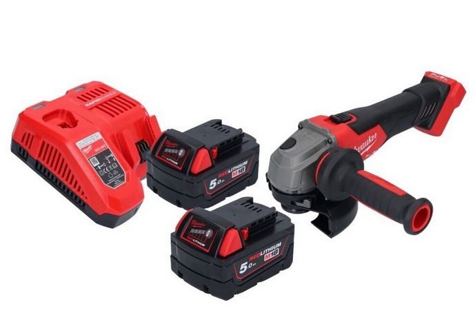 Milwaukee Akku-Winkelschleifer M18FSAG125X-502 FUEL™ im Karton