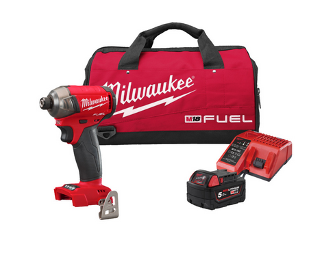 Milwaukee M18FQID-501B Akku-Impulsschrauber­