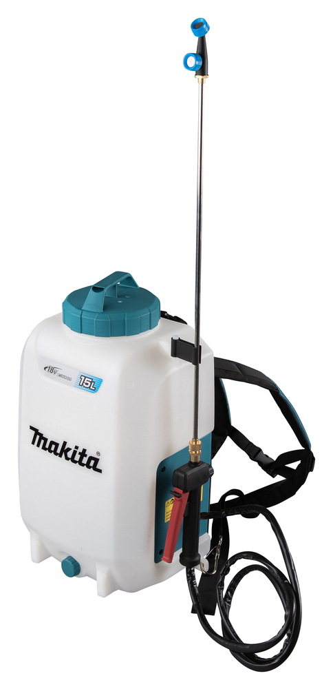 Makita Akku-Druckspritze 18V (ohne Akku, ohne Lg) max. Druck 5 bar,Kapazität 15l ,Schlauchlänge 1
