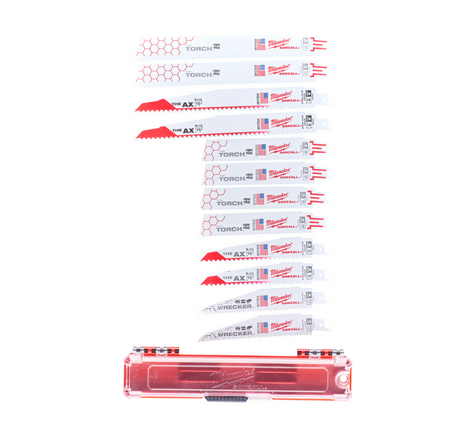 Milwaukee Säbelsägeblattset 12-teilig 