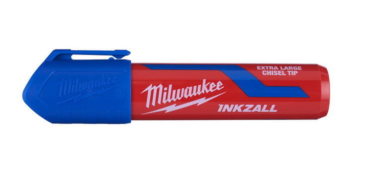 Milwaukee INKZALL Permanentmarker Keilspitze XL blau
