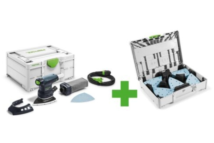 Festool Deltaschleifer DTS 400 REQ GR-SYS P + Schleifmittel-Systainer Festool Deltaschleifer DTS 400 REQ GR-SYS P + Schleifmittel-Systainer