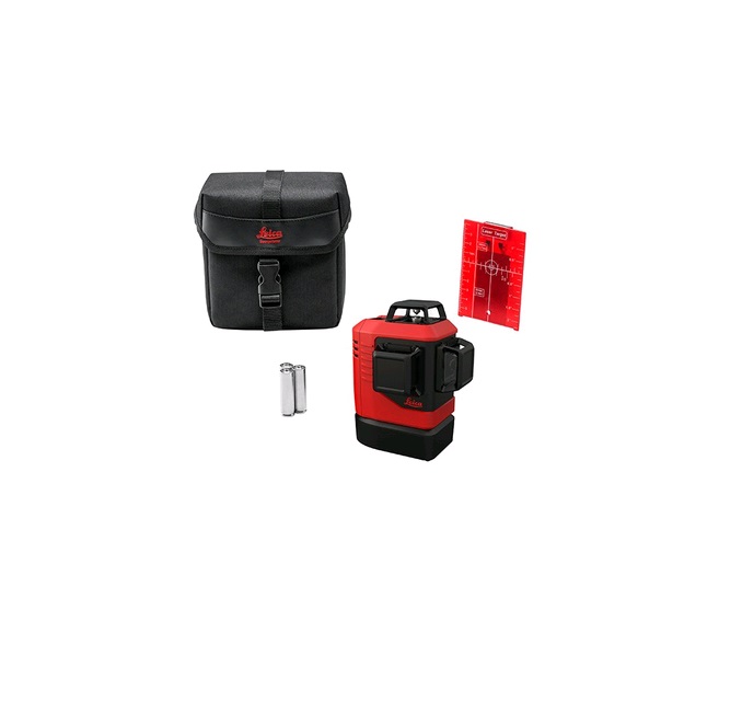 Leica Lino L6R selbstnivelierender 3x360° Linienlaser rot als Einsteigerpaket 918976